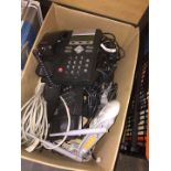 A box of intercom service, phones, etc.