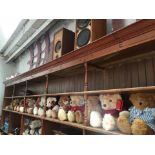A collection of 16 Harrods - MerryThought soft bears, different years, some with certificates.