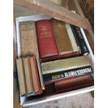 A box of books including Mrs Beeton, Enid Blyton etc