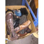 A box of misc shoes to include Joe Brown and Gabor.