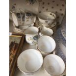 Queen anne bone china teaware