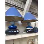 2 Table lamps with shades