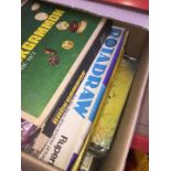A box of game and jigsaws