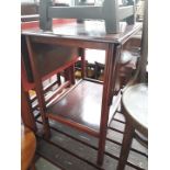 Two drop leaf tables