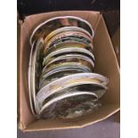 A box of collectors plates