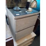 An Ikea Malm bedside chest