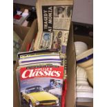 A box of TT memorabilia - motorcycling.