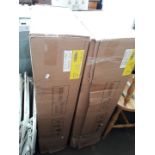 4 Schreiber oak slatted chairs (flatpacked)