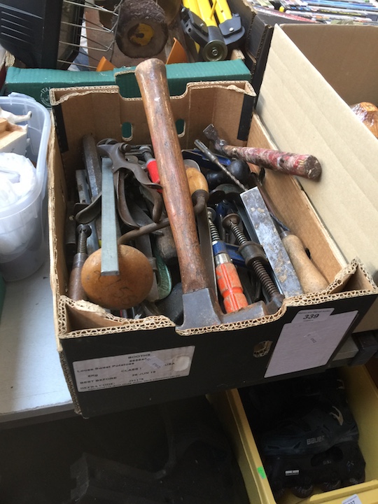 A box of joiners tools