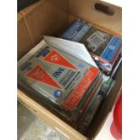 A box of mainly 1960s, 1970s & 1980s football programmes approx. 200