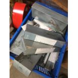 Blue crate of De Agostini model ship kits