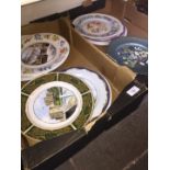 Two boxes of plates
