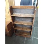 A small oak bookcase