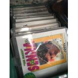 A box of trading cards - F1, tennis, etc.