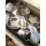 Box of Colclough teaware