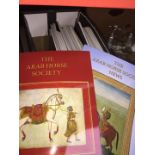A box of books on Arab horses