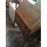 An oak bureau