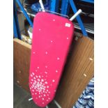 An ironing board