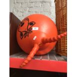 A retro mid 1970s Space Hopper.