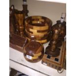 Various wooden ware