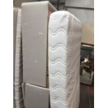 A small double electric bed with aloe vera mattress