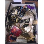 Box of costume jewellery