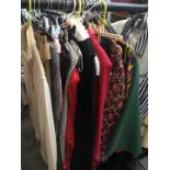 Fashion interest - Collection of approx 30 clothing items to include blouses, jackets, skirts,