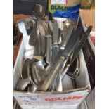 A box of cutlery