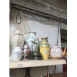 Various vases