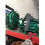 2 hose reels with reel