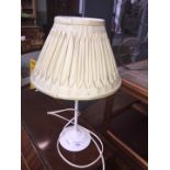 A Laura Ashley bedside lamp