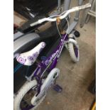 A Huffy child's bike