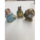 Three Beswick Beatrix Potter figures