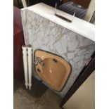 A vintage vanity sink unit