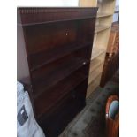 A large mahogany bookcase