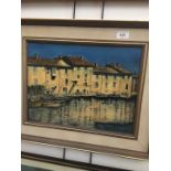 Arthur Rogers, 'Cote D'Azur', oil on board, unsigned, label verso, 39 x 29cm, framed.