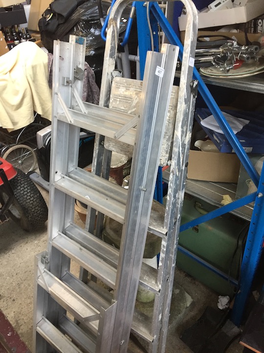 Aluminium loft ladder and stepladders