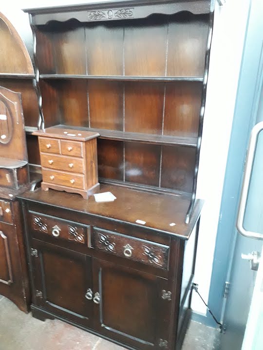 An oak dresser