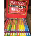 A complete collection of DVDs "Only Fools and Horses"