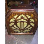 A vintage Celestion wooden loudspeaker.