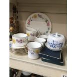Royal Worcester Kentmere six setting tea service plus other items