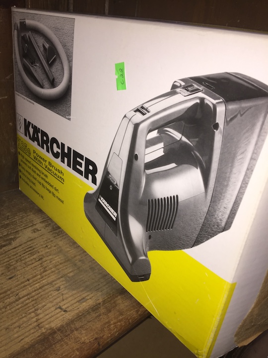 A Karcher K25e power brush with vacuum.