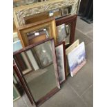Various mirrors and pictures
