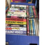 Box of DVDs / Videos