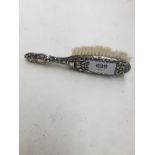 Small silver backed brush