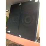 A pair of Leak 3020 speakers, (time delayed compensated speakers)