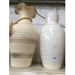 Two pottery vases