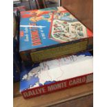 2 vintage motoring games in original boxes - Remote Control Driving test and Rallye Monte Carlo