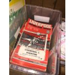 50 Liverpool FC programmes from 1960s