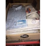 A box of 10 Dickies shirts size 14.5